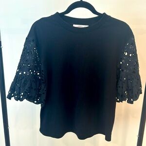 See by Chloe. Black tee size M